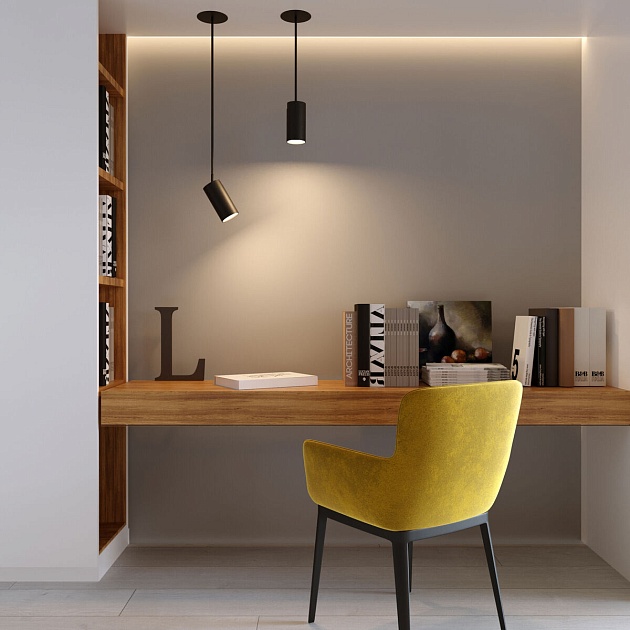 Подвесной светодиодный светильник Elektrostandard Drop 50222 LED черный a061483 Фото № 2