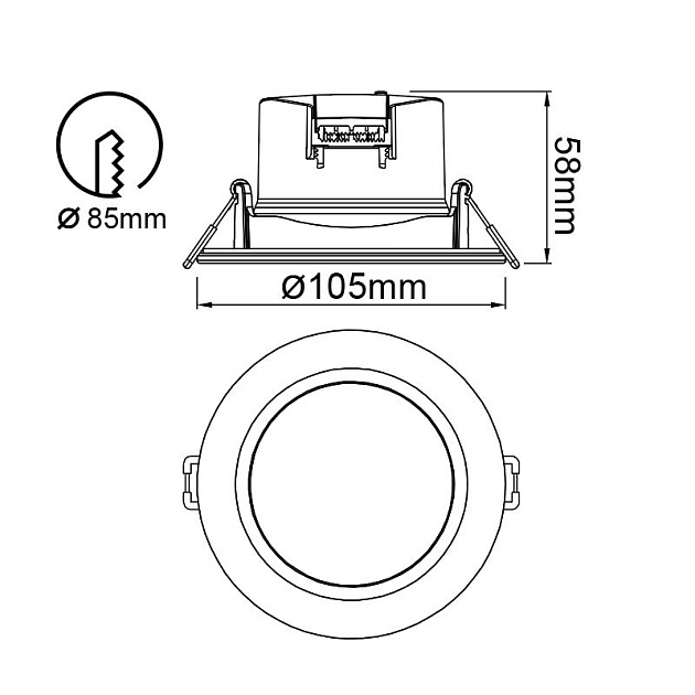 Встраиваемый светодиодный светильник Mantra Yucatan 8849 изображение 2 Встраиваемый светодиодный светильник Mantra Yucatan 8849 Фото № 2