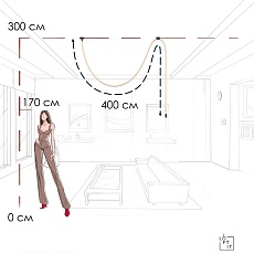 Потолочный светильник LOFT IT Thread 10388A Black 3