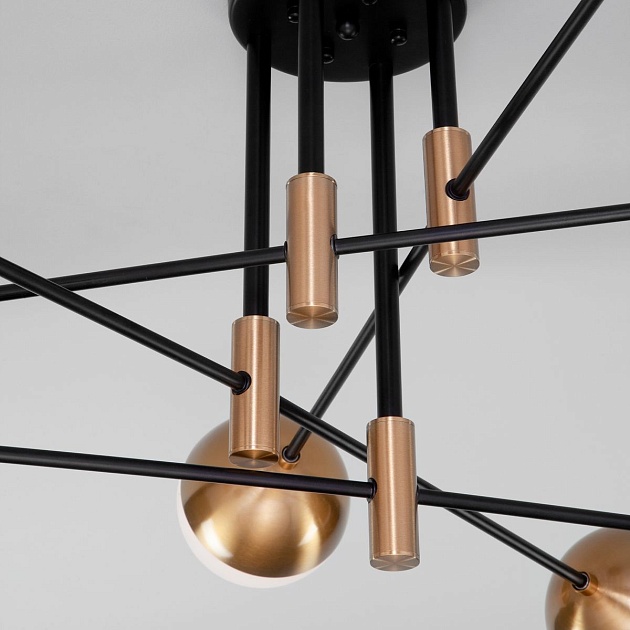 Потолочная люстра Eurosvet Nuvola 70129/8 латунь изображение 5 Потолочная люстра Eurosvet Nuvola 70129/8 латунь Фото № 5