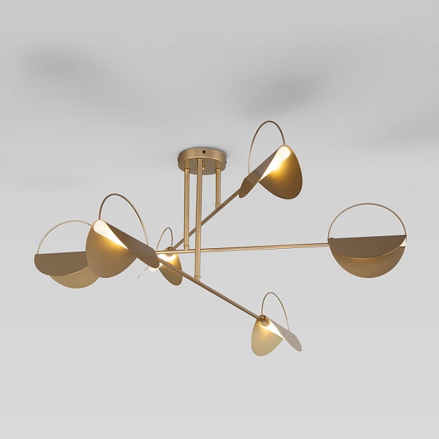 Потолочная люстра Eurosvet Grazia 70148/6 золото Фото № 1