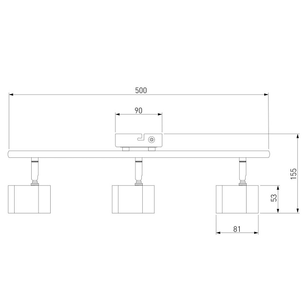 Спот Eurosvet Prime 20058/3 черный Фото № 2