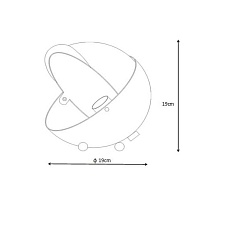 Настольная лампа Lucide Blub 06512/01/30 3