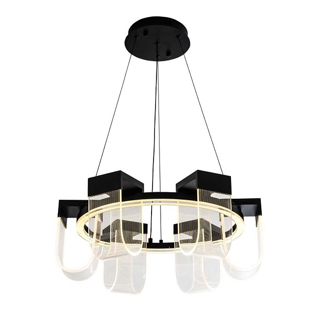 Подвесной cветильник LED4U L7707-600 BK Фото № 1