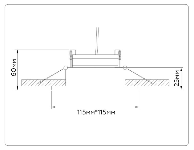 Встраиваемый светильник Ambrella light TECHNO SPOT TN52341 Фото № 2