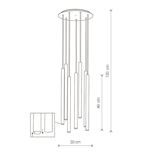 Подвесная люстра Nowodvorski Laser 8921 Фото № 2