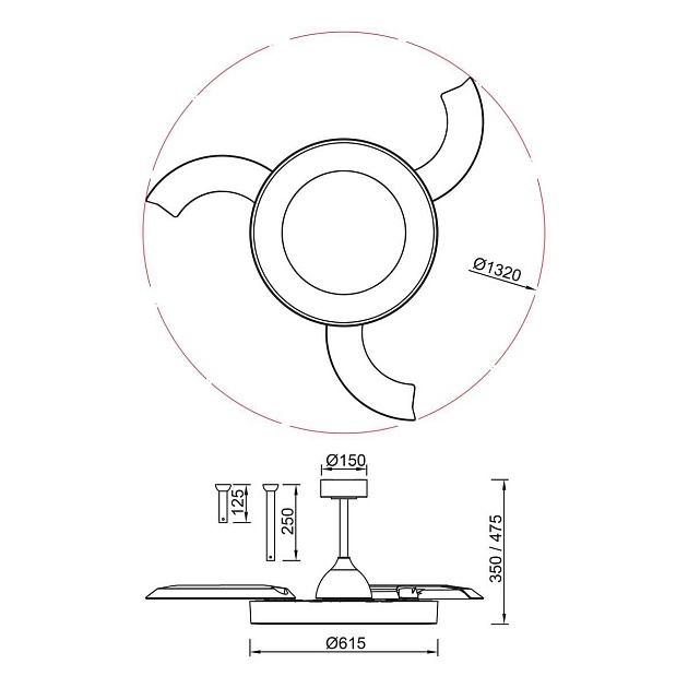Люстра-вентилятор Mantra NISEKO FAN L 9058 изображение 5 Люстра-вентилятор Mantra NISEKO FAN L 9058 Фото № 5