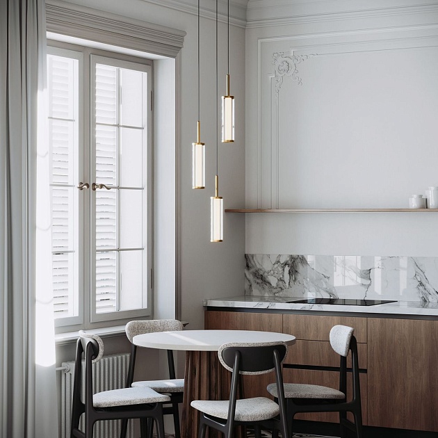 Подвесная светодиодная люстра Eurosvet Stark 50386/3 LED изображение 5 Подвесная светодиодная люстра Eurosvet Stark 50386/3 LED Фото № 5