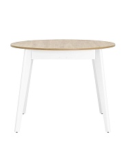 Кухонный стол Stool Group Rondo 100-135*100 дуб/белый УТ000005715 1