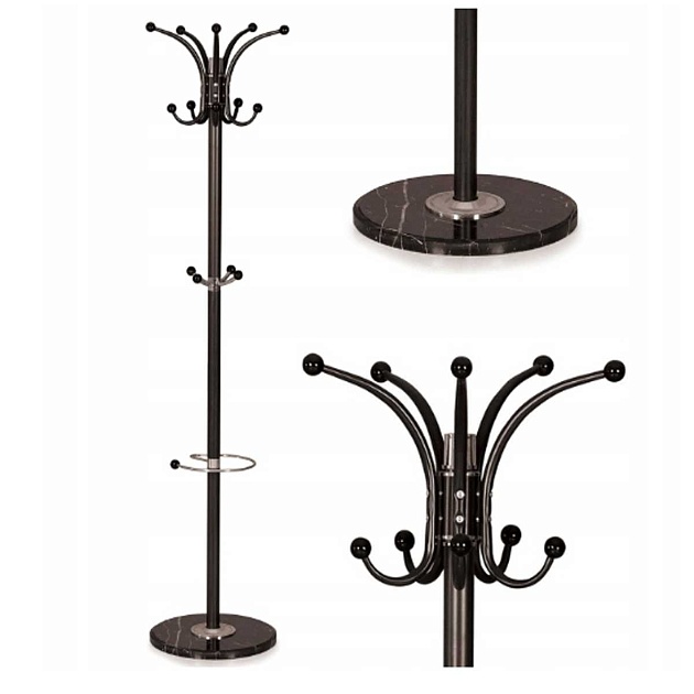 Напольная вешалка AksHome Antika черный, металл 50626 изображение 3 Напольная вешалка AksHome Antika черный, металл 50626 Фото № 3