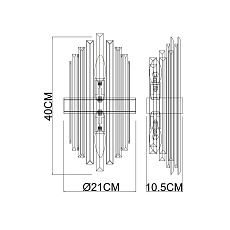 Настенный светильник Arte Lamp Fedelta A1068AP-2CC 1