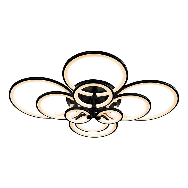 Потолочная светодиодная люстра iLedex Ring A001/10 BK изображение 3 Потолочная светодиодная люстра iLedex Ring A001/10 BK Фото № 3