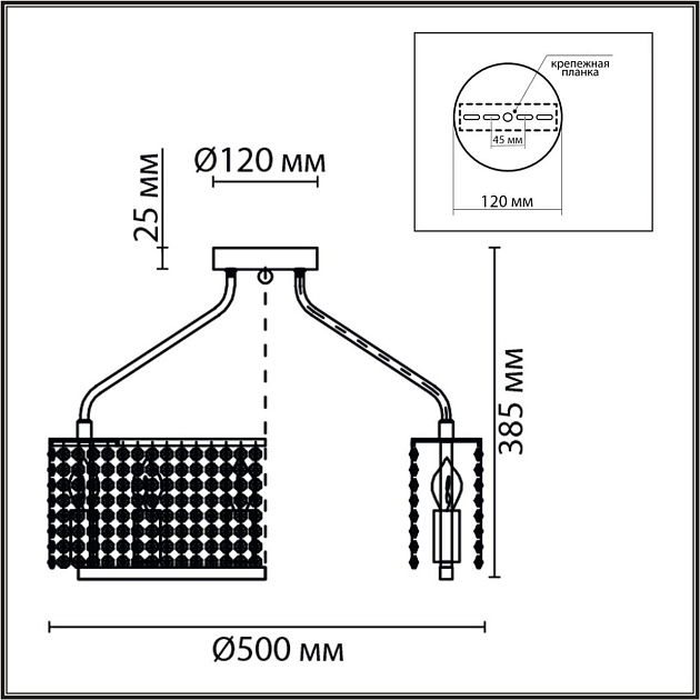 Потолочная люстра Lumion Classi Layla 8244/6C изображение 2 Потолочная люстра Lumion Classi Layla 8244/6C Фото № 2