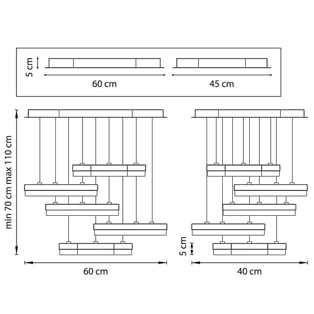 Подвесная светодиодная люстра Lightstar Unitario 763439 Фото № 4