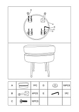 Банкетка Woodville Viko 11757 1