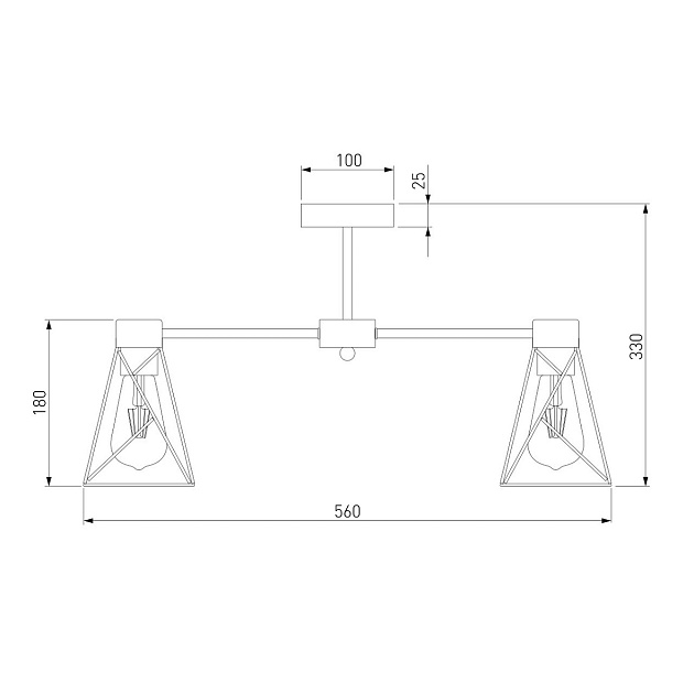 Потолочная люстра Eurosvet Trappola 70107/5 черный/латунь изображение 2 Потолочная люстра Eurosvet Trappola 70107/5 черный/латунь Фото № 2