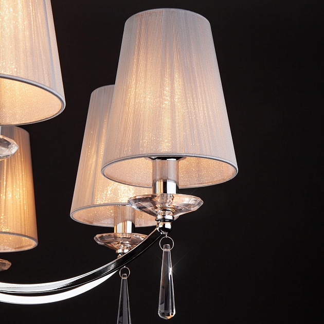 Подвесная люстра Eurosvet 60079/8 хром изображение 3 Подвесная люстра Eurosvet 60079/8 хром Фото № 3