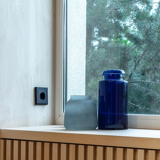 Розетка с заземлением Werkel черный матовый W1171008 4690389156878 Фото № 21