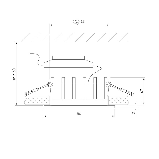 Встраиваемый светодиодный светильник Elektrostandard Combi 25067/LED a069005 Фото № 2