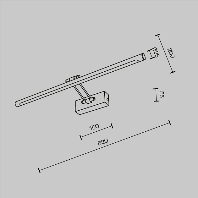 Подсветка Maytoni MIR267WL-L14CH3K изображение 6 Подсветка Maytoni MIR267WL-L14CH3K Фото № 6