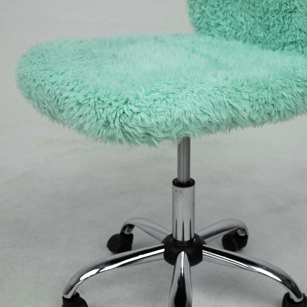 Детское кресло AksHome Fluffy мятный, искусственный мех 86384 Фото № 8