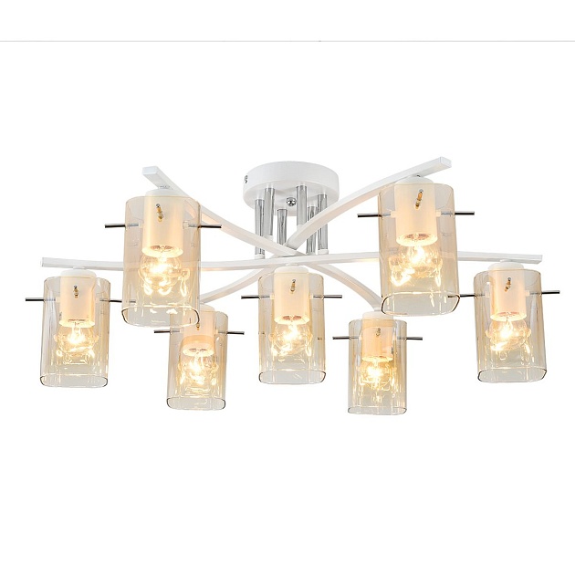 Потолочная люстра Escada Iberis 1101/7P White изображение 4 Потолочная люстра Escada Iberis 1101/7P White Фото № 4