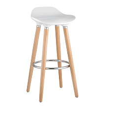 Барный стул Stool Group Модерн белый JASMINE WHITE