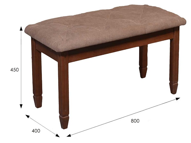 Банкетка Мебелик Венеция 7 005454 изображение 3 Банкетка Мебелик Венеция 7 005454 Фото № 3