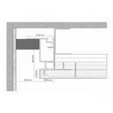 Теневой профиль FerGipps черный БП 80 УТ000001650 1