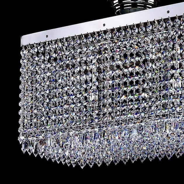 Потолочный светильник Artglass Leandra 250X450 Nickel CE изображение 2 Потолочный светильник Artglass Leandra 250X450 Nickel CE Фото № 2