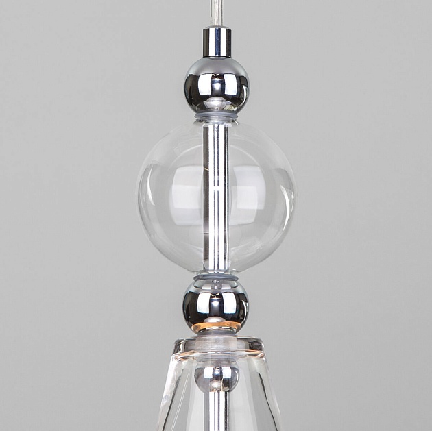 Подвесной светильник Eurosvet Ilario 50202/1 прозрачный изображение 4 Подвесной светильник Eurosvet Ilario 50202/1 прозрачный Фото № 4