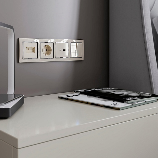 Розетка с заземлением Werkel слоновая кость W1171003 4690389155741 Фото № 5