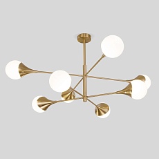 Подвесная люстра Eurosvet Calyx 60168/8 латунь 5