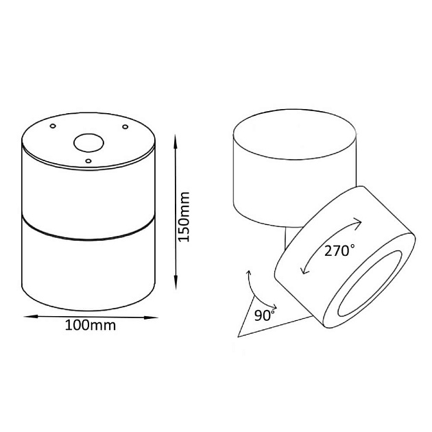 Светодиодный спот Crystal Lux CLT 412С WH Фото № 2