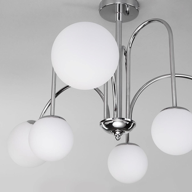 Потолочная люстра Eurosvet Alix 30177/6 хром изображение 4 Потолочная люстра Eurosvet Alix 30177/6 хром Фото № 4