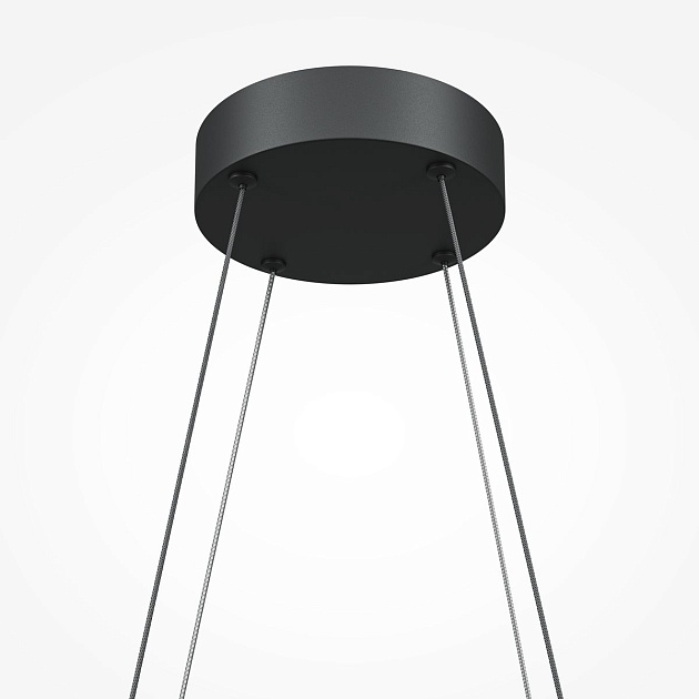 Подвесной светодиодный светильник Maytoni Halo MOD244PL-L50BK изображение 2 Подвесной светодиодный светильник Maytoni Halo MOD244PL-L50BK Фото № 2