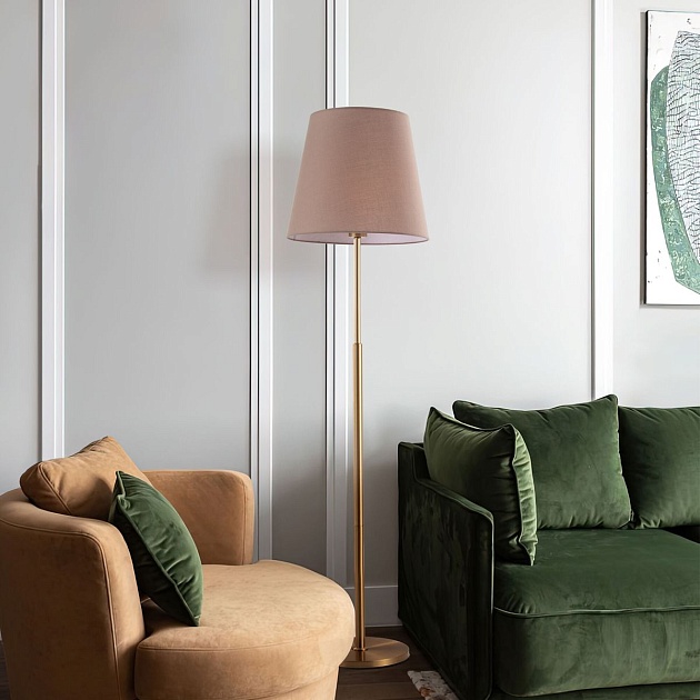 Торшер Eurosvet Ozark 01156/1 латунь Фото № 6