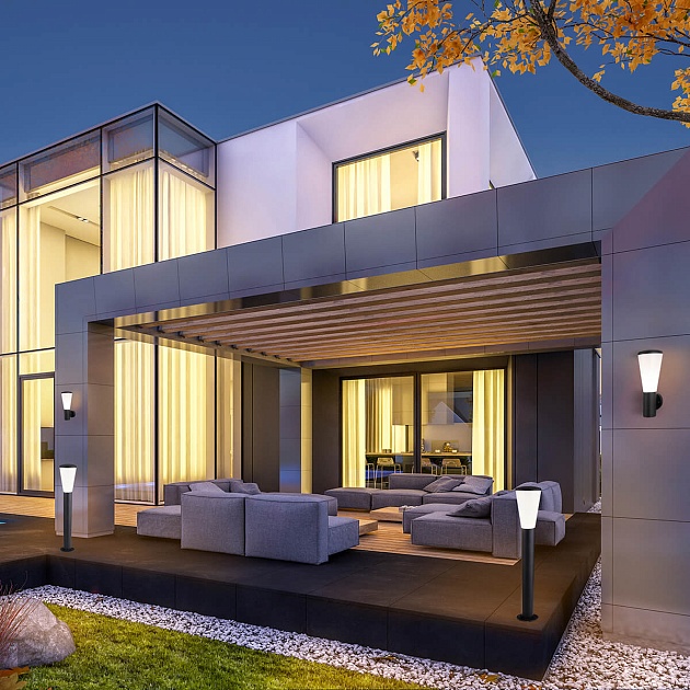 Уличный светильник Elektrostandard 1417 Techno серый a049714 изображение 5 Уличный светильник Elektrostandard 1417 Techno серый a049714 Фото № 5