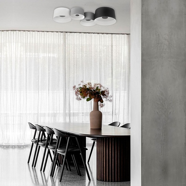 Потолочный светодиодный светильник Loft IT Duo 10360M Grey Фото № 5