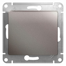 Переключатель одноклавишный перекрестный Systeme Electric Glossa 10A 250V платина GSL001271