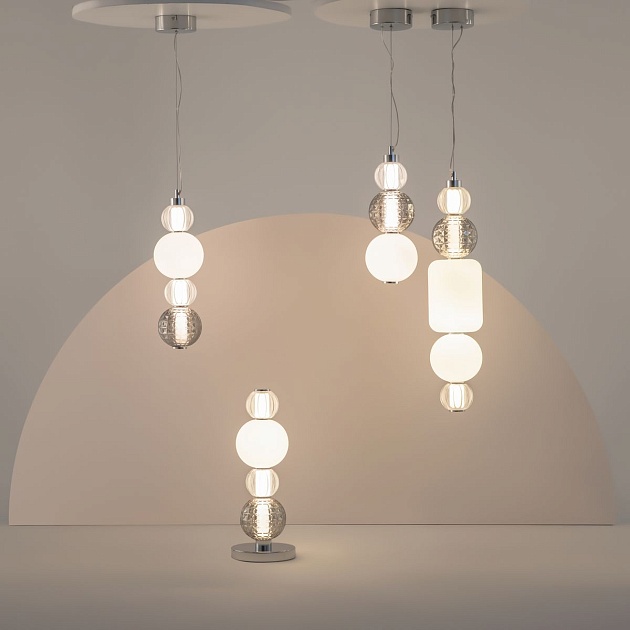 Подвесной светодиодный светильник Maytoni Collar P069PL-L17CH3K Фото № 2