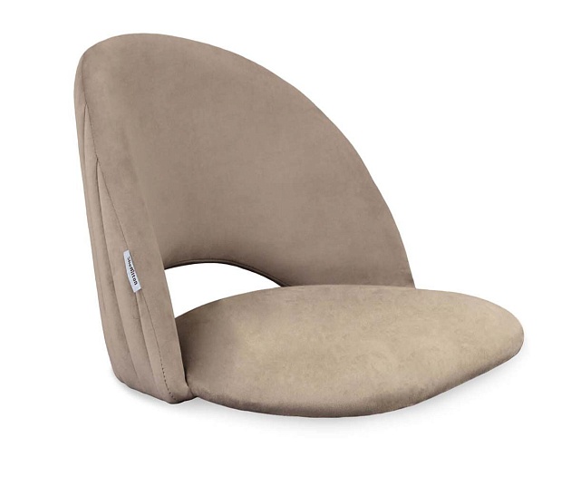 Офисный стул Sheffilton SHT-ST34-1/S37 латте/хром лак 3452841101 Фото № 6