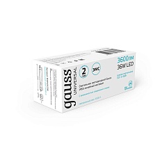 Накладной светодиодный светильник Gauss 843425236 1