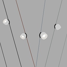 Трековый светодиодный светильник Denkirs Belty Spot DK5540-WH+BK 4