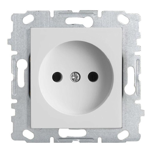 Розетка 2P Vesta-Electric Roma белый FRZ00010001BEL Фото № 1