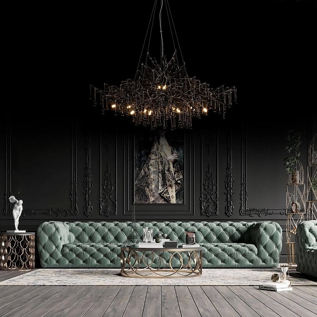 Подвесная люстра Loft IT Bijout 10067/1500 BK изображение 10 Подвесная люстра Loft IT Bijout 10067/1500 BK Фото № 10