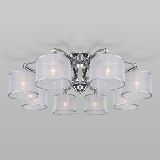 Потолочная люстра Eurosvet Fabiola 60124/8 хром Smart Фото № 1