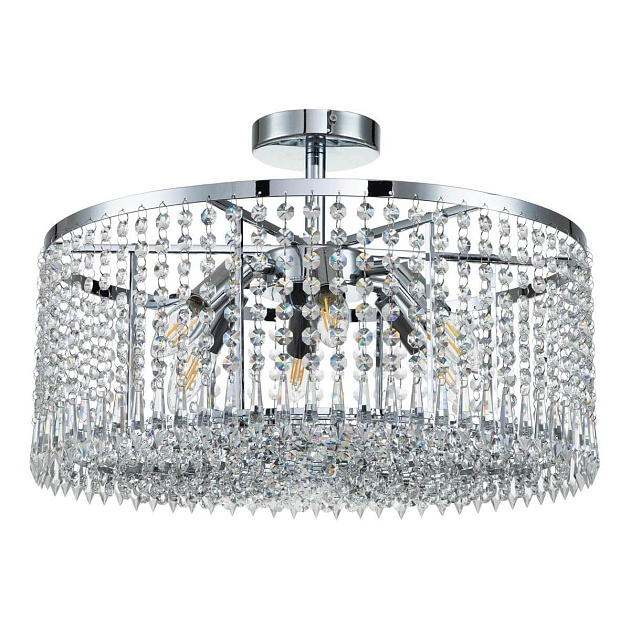 Потолочная люстра Indigo Sfarzo 12005/6С Chrome V000279 изображение 2 Потолочная люстра Indigo Sfarzo 12005/6С Chrome V000279 Фото № 2