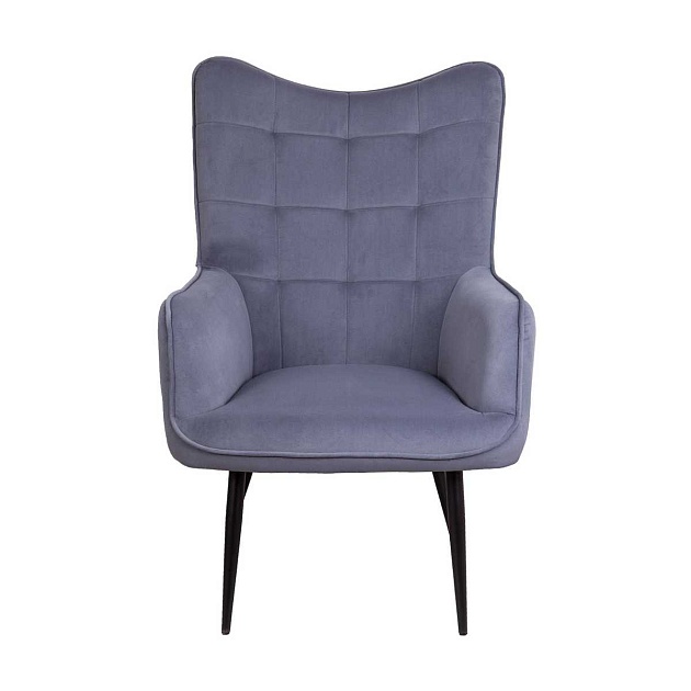 Кресло AksHome Bogema серый, велюр 73220 Фото № 7