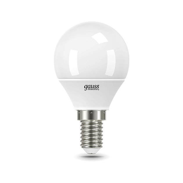 Лампа светодиодная Gauss E14 12W 3000K матовая 53112 Фото № 3